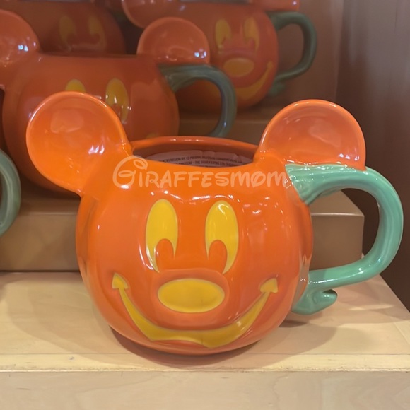Disney Parks Halloween Pumpkin Mickey Ceramic Mug 2022 - Picture 1 of 3